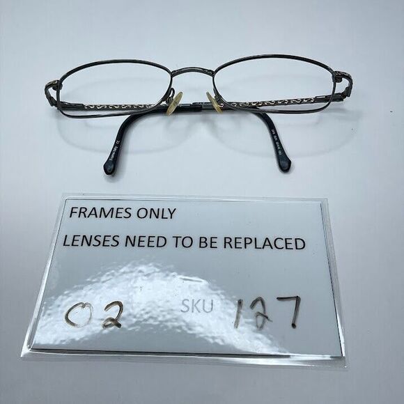 Lulu Guinness Eyeglasses Womens Vintage 53 18 135 L616 FRAMES ONLY - Picture 9 of 9